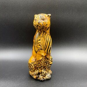 LaVie 8 1/2” Leopard African Safari Lion Giraffe Zebra Animal Print Figurine